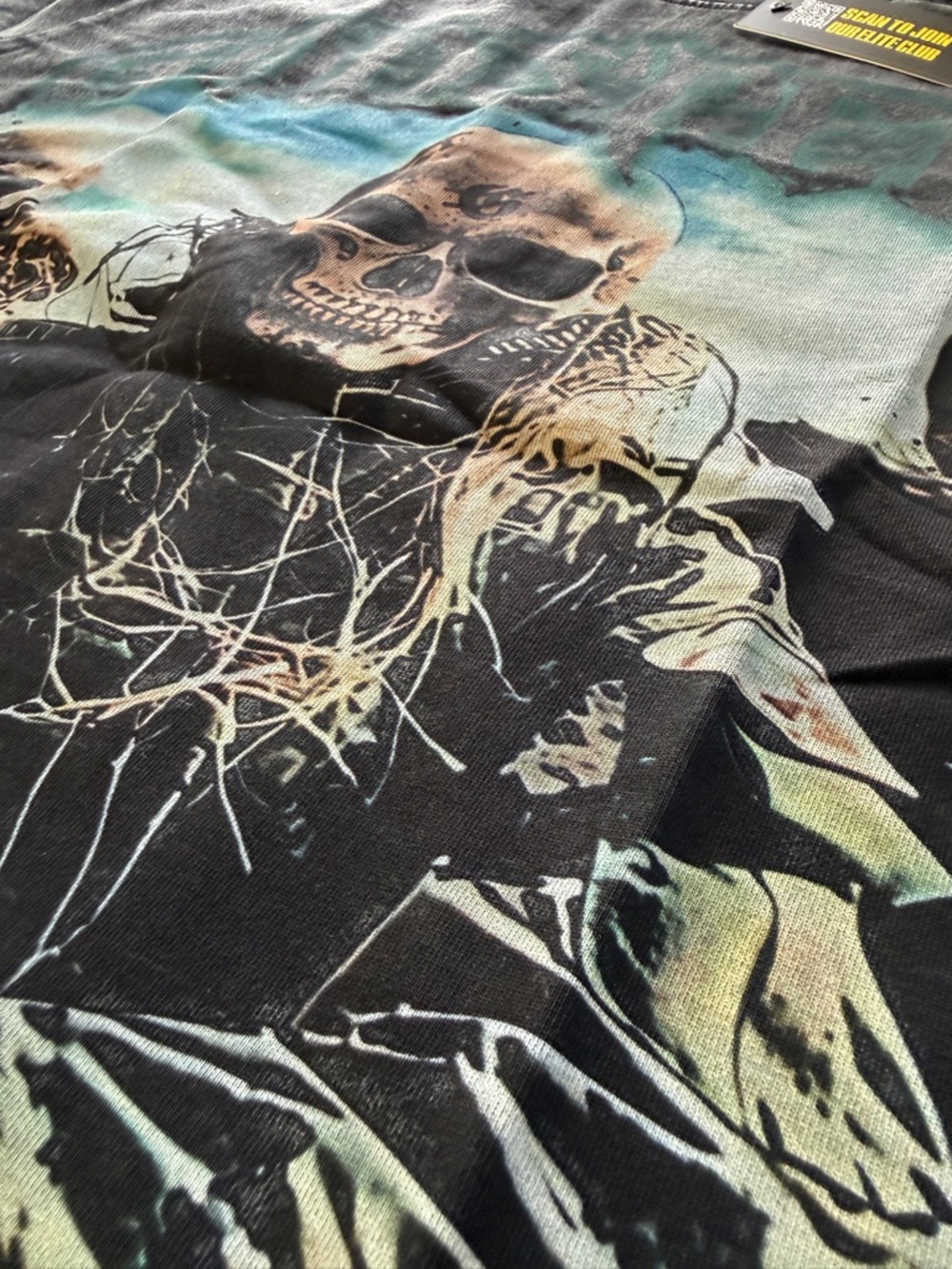 Godspeed - Black Ops Recon Black Short-Sleeve Graphic Skull Print Tee - Picture 2 of 4